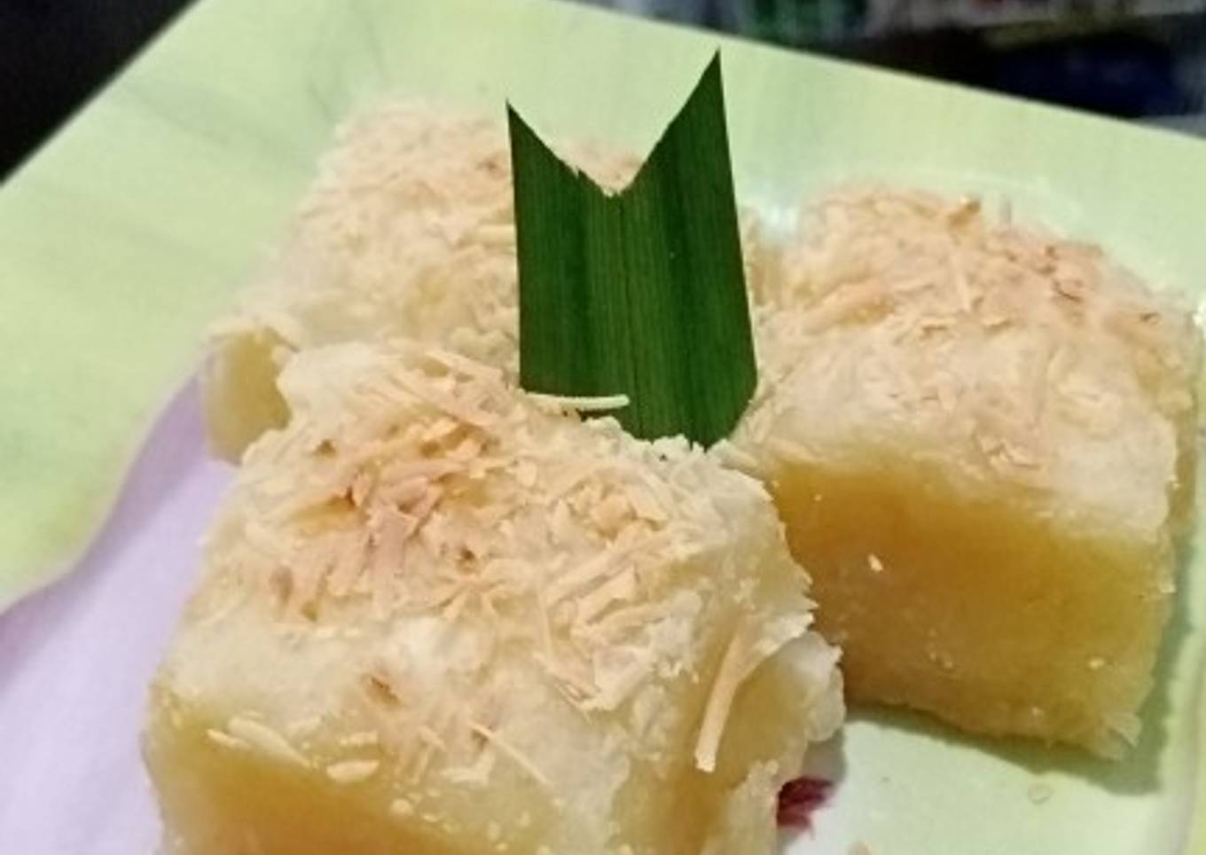 Getuk panggang keju