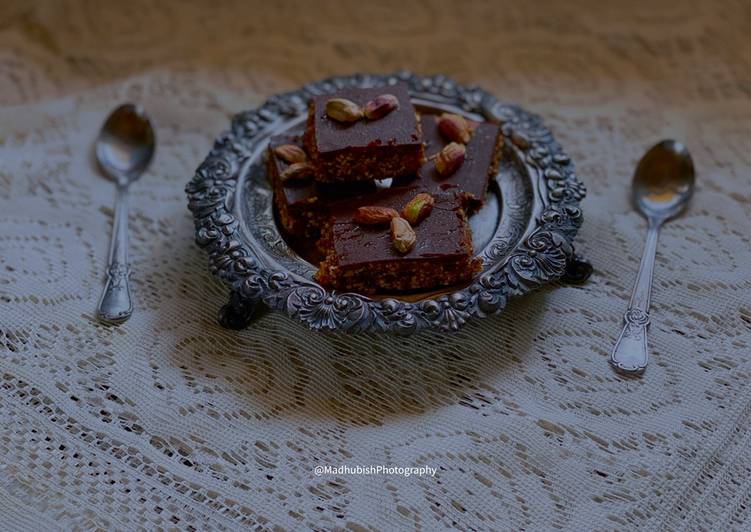 Chocolate Hazelnut Burfi