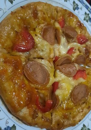 Foto resep Mini Cheese Side Pizza (oven tangkring)