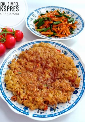 Foto resep Omelette Mie Telur