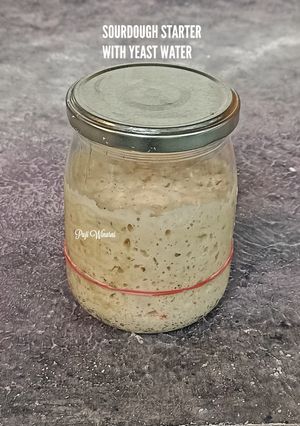 Foto resep Sourdough Starter dari Yeast Water