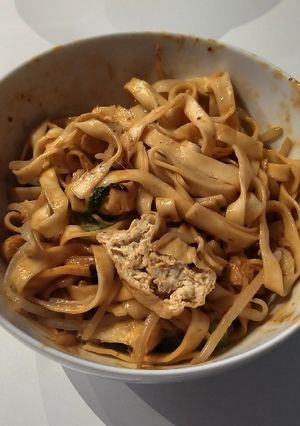 A picture of Sichuan cold noodles - Liang mian.