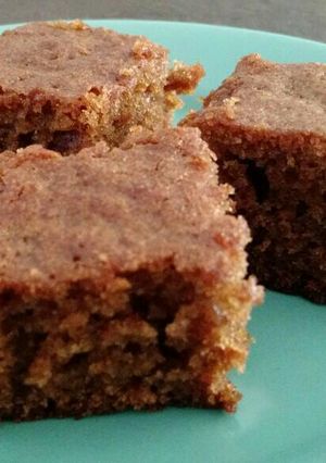 Una foto de Torta de zanahoria y azúcar negra