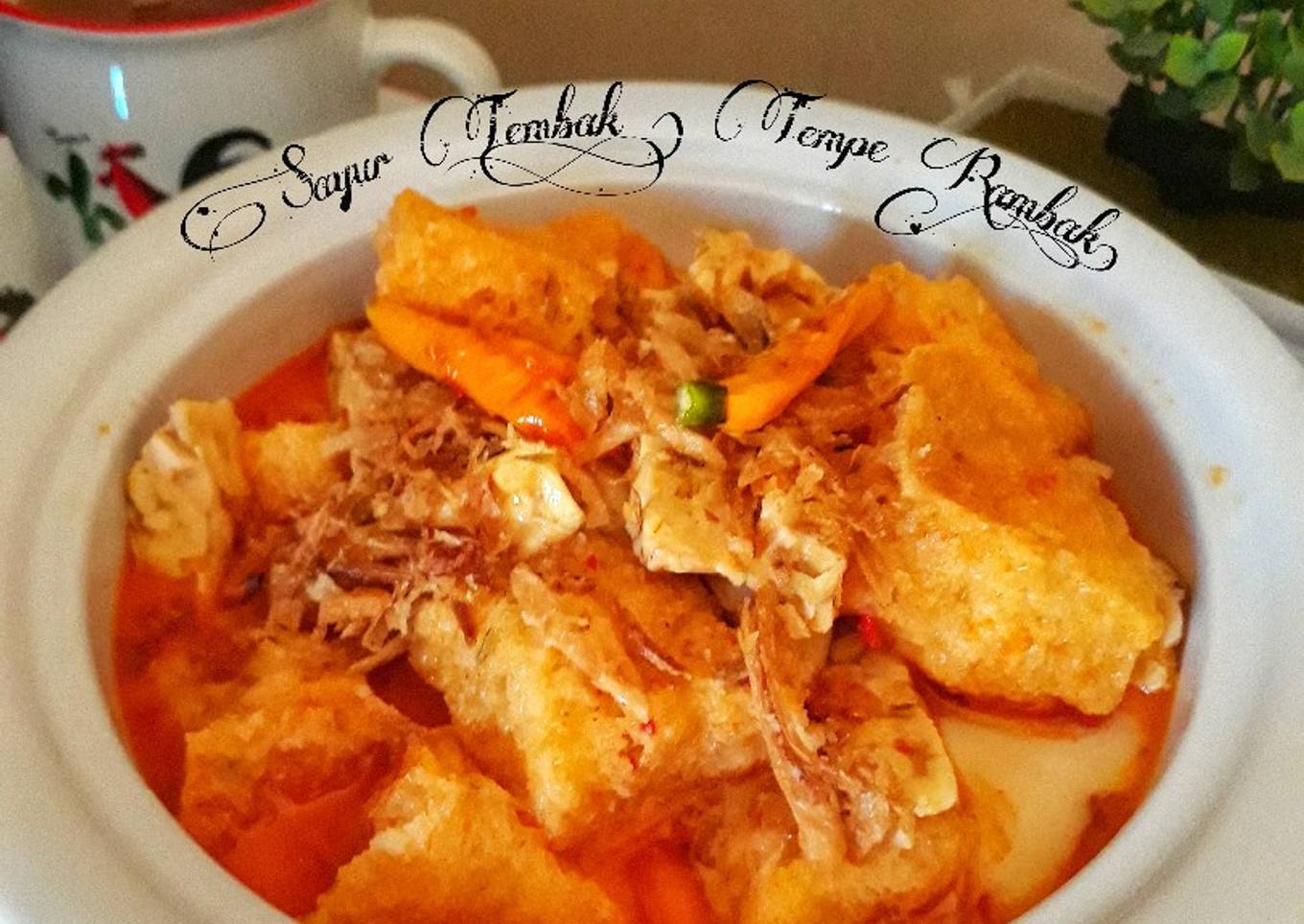 Sayur Tembak (Tempe Rambak)