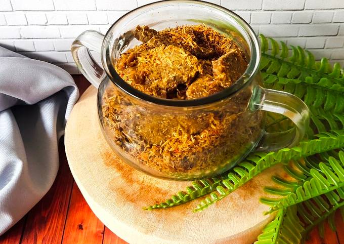 Ternyata ini loh! Resep enak bikin Dendeng Ragi (Serundeng Daging) dijamin enak