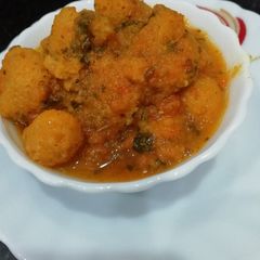 Besan Mongra Curry A picture of Besan Mongra Curry.