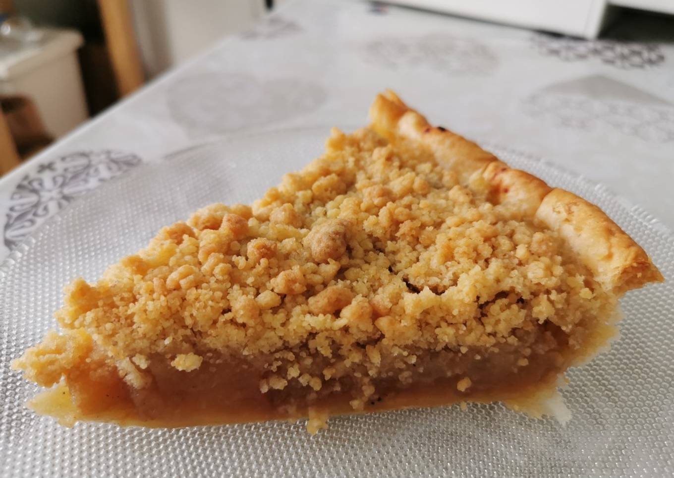 Tarte aux pommes et son crumble