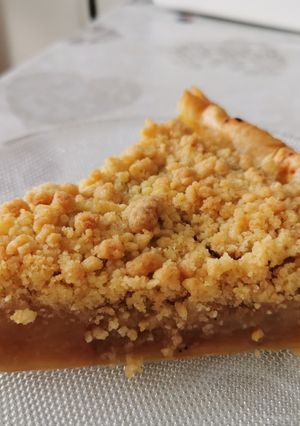 Une photo de Tarte aux pommes et son crumble