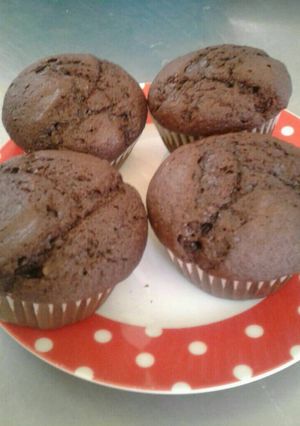 A picture of Chocolate muffins.