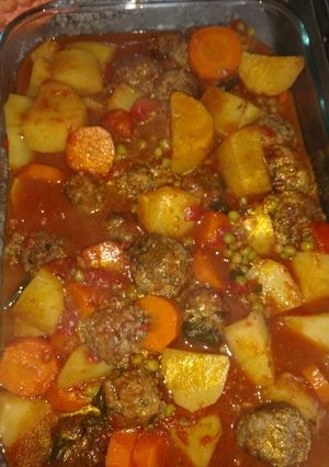 Una foto de Albóndigas estofadas