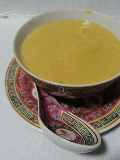 Una foto de Crema de calabacín con sorpresa, keto
