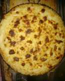 Tarta de cebolla y queso