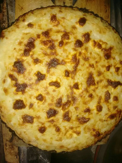 Una foto de Tarta de cebolla y queso