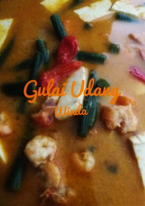 Foto resep Gulai udang