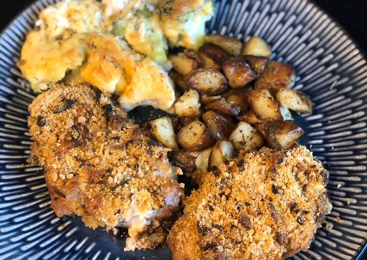 Easiest Way to Make Favorite Crispy, Stilton pork chops