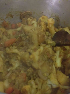 A picture of Vegetables Curry.