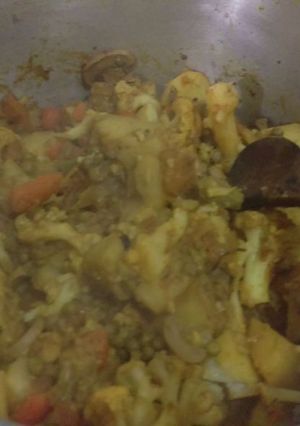A picture of Vegetables Curry.