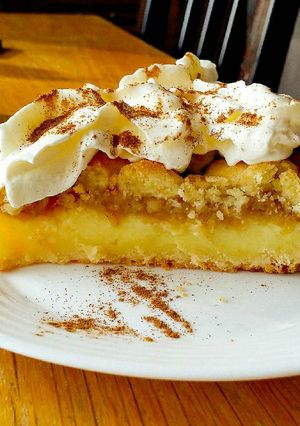 Vaníliás-almás pite recept fotója