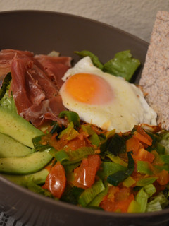 Una foto de Ensalada templada
