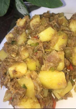 A picture of Minced meat potato.
