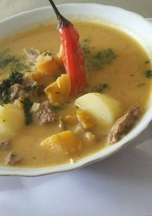 Una foto de Ají de carne