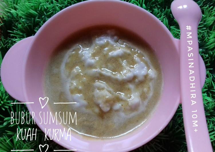Resep: "Bubur sumsum kuah kurma" Mpasi Nadhira 10m+ yang Nikmat