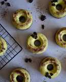 Donuts de arándanos, limón y choco blanco