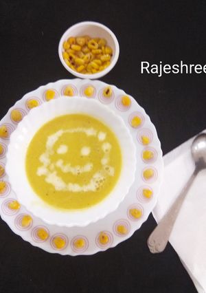 A picture of Pumpkin Corn Soup.