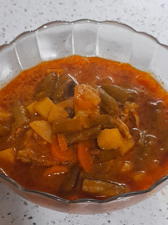 عکسی از دستور خوراک لوبیا سبز