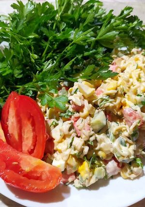 Фото Салат из Мивины с крабовыми палочками!!!.