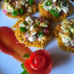 Maggi mini Pizzas A picture of Maggi mini Pizzas.