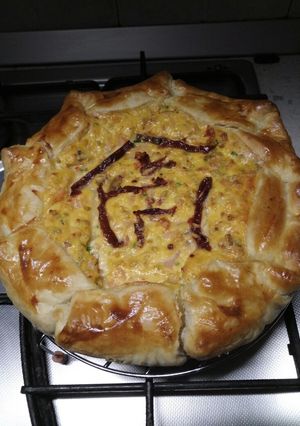 A picture of Mediterranean Fish Pie.