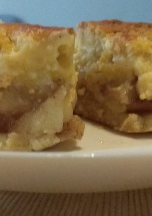 Almás vanília krémes pite recept fotója