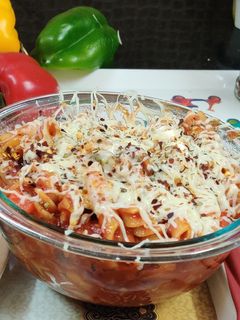 रेड सॉस पास्ता (Red Sauce Pasta recipe in hindi) रेसिपी मुख्य फोटो