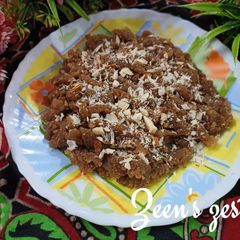 A picture of Barley or Jau Halwa.