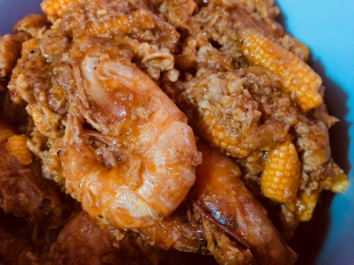 Anti Ribet, Membuat Udang asam manis telur orak arik Bunda Pasti Bisa