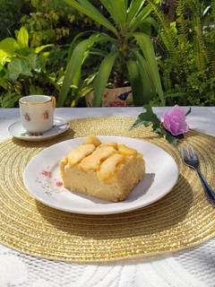 Una foto de Torta de manzana sin gluten
