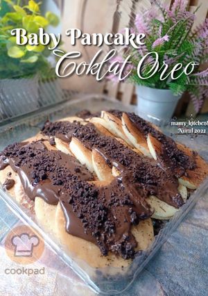 Gambar 🥞 Baby Pancake Coklat Oreo Non Stick Pan