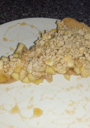 Una foto de Tarta de manzana con crumble