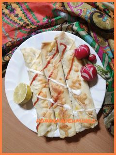 عکسی از دستور کرپ گوشت و قارچ