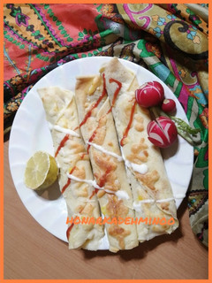 عکسی از دستور کرپ گوشت و قارچ
