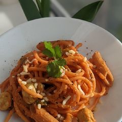 A picture of Achari Vege Pasta.