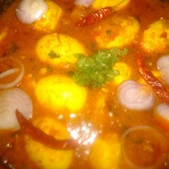 A picture of Egg curry.
