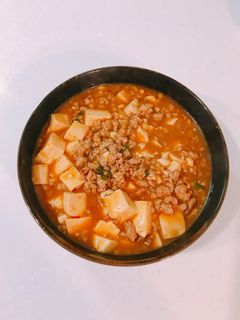 沒有花椒麻的麻婆豆腐 的食譜成品照片