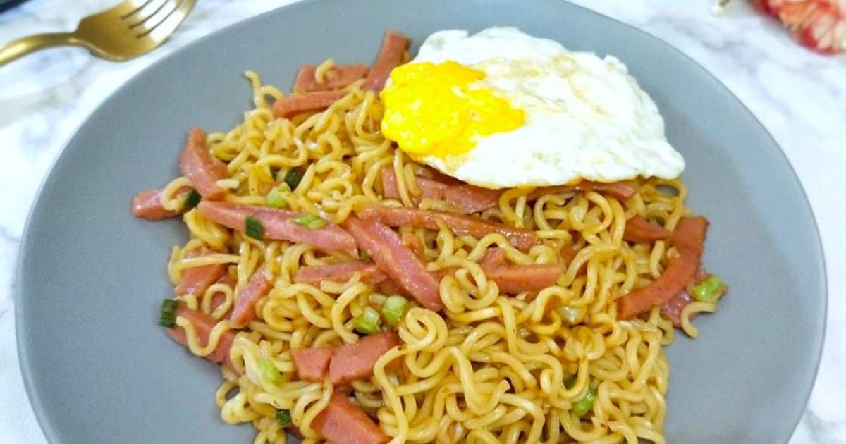 Resep Mie Goreng Smoked Beef Oleh Bunda Ela - Cookpad