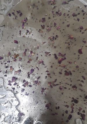 عکسی از دستور نباتی گل محمدی خانگی😍