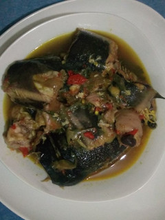 A picture of Fish pepper soup.