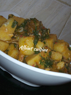 A picture of Yam porridge.