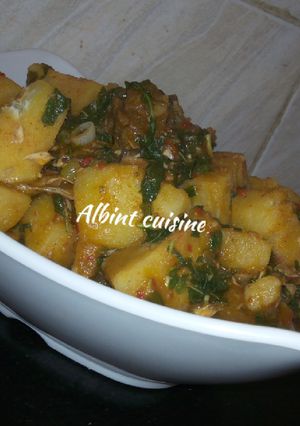 A picture of Yam porridge.