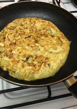 Una foto de Tortilla de papas individual light